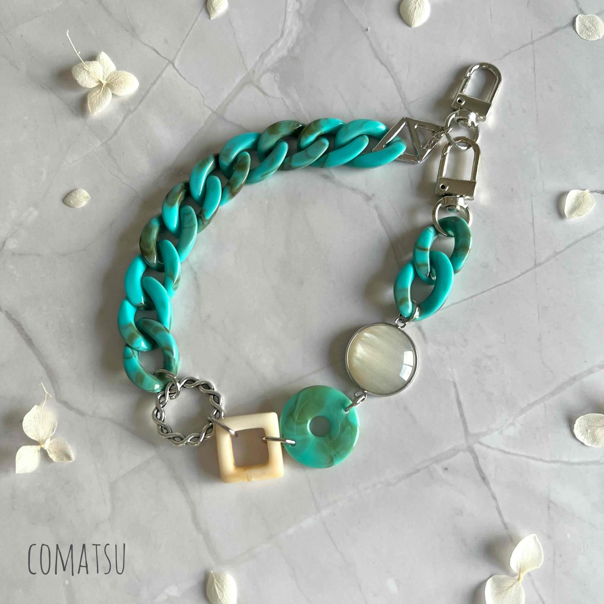 CasualTurquoise ハンドストラップ 落下防止スマホストラップ リストストラップ | 6枚目